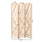 Bali & Pari Firenze Modern Bohemian Natural Brown Rattan Room Divider 236-13258-ZORO - alternate 2